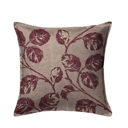 HOUZZCODE Mauve Set of 5 Floral Square Cushion Covers image 2