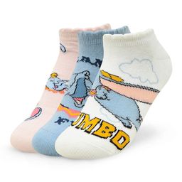 Balenzia x Disney Pack of 3 Dumbo Patterned Ankle Length Socks-19
