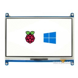 Waveshare 7" Resistive Touchscreen LCD 1024×600 Multi-Purpose Touch Display With HDMI, IPS Compatible With Raspberry PI & Various Systems - RS4635/RS2853Waveshare 7" Resistive Touchscreen LCD 1024×600 Multi-Purpose Touch Display With HDMI, IPS Compatible With Raspberry PI & Various Systems - RS4635/RS2853 image 1