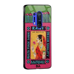 DailyObjects Pink & Green Rani Matchbox OnePlus 8 Pro Glass Mobile Case image 2
