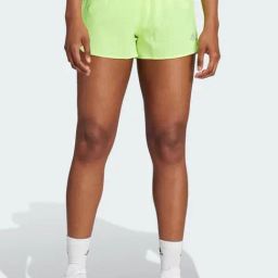 adidas Green Chequered Running Shorts-86