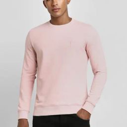 Peter England Casuals Light Pink Slim Fit Sweatshirt-picture-44