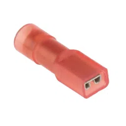 RS PRO Red Insulated Female Spade Connector, , 2.8 x 0.5 mm Tab Size, 0.5 mm² to 1.5 mm², 2674259-13