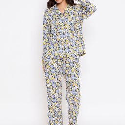 Antimony Women Floral Printed Night suit-image-95