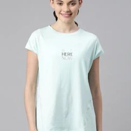 Enamor Blue Cotton Graphic Print Sports T-Shirt-picture-34