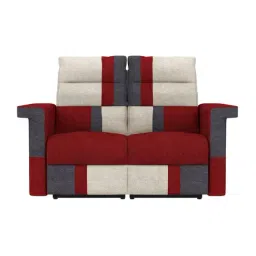 Godrej Interio Pixel V2 Red Pinewood 2 Seater Recliner Sofa-image-29