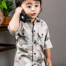 Polka Tots Boys Printed Pure Cotton Regular Fit Casual Shirt-image-69