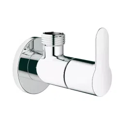 Grohe Bauedge 12.7 mm (1/2 Inch) Brass Chrome Finish Angle Valve (22009001)-picture-30