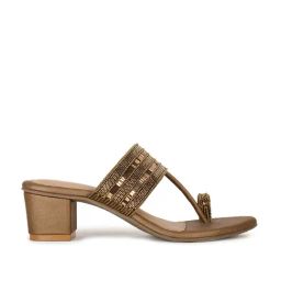 Marie Claire by Bata Women's Gold Toe Ring Sandals-image-27