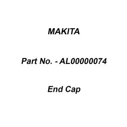 Makita Left End Cap Suitable For GB801, Part No AL00000074-image-21