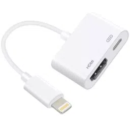 PremiumAV Lightning to HDMI Digital AV Adapter for iPhone 12/11/X/8 Plus, iPad, iPod White-46