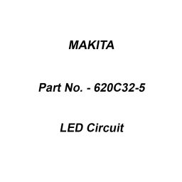 Makita LED Circuit Suitable For JR001G, Part No 620C32-5-image-59