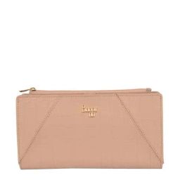 Baggit Pink Textured Bi-Fold Wallet for Women-99