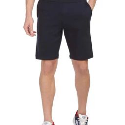 Arrow Sport Navy Regular Fit Shorts-picture-0