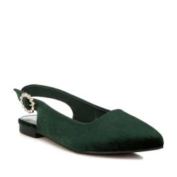London Rag Women's Green Back Strap Sandals-image-17