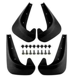 Auto Pearl OE Type Car Heavy Duty Mud Flaps Splash Guards PVC Black Compatible For Hyundai Santro (Type-2) 2018, MudFlap_SantroType2_2018 (Set of 4)-image-47