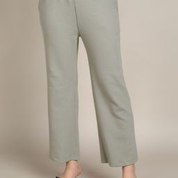 Alan Jones Women Pleated Mid-Rise Regular Trousers-picture-31
