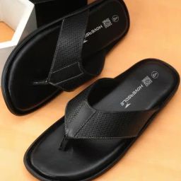 Hoversoul Men's Troi Black Sandals-38