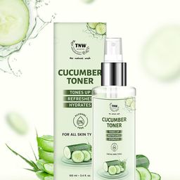 TNW the natural wash Set of 2 Cucumber Pore Tightening Toner - 100 ml each image 3