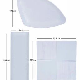 Servewell White Melamine Matte 3 Serving Platter image 3