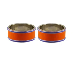 Vidhya Kangan Women Orange Bangle-image-23