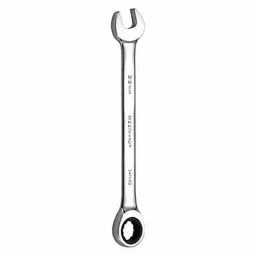 Westward Ratcheting Wrench Alloy Steel Chrome Head Size 22 mm Overall Length 11 3/8 inch, 54PN62-23