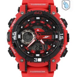 Sonata Xtrem Gear Men Red Digital watch NL77070PP02-image-1