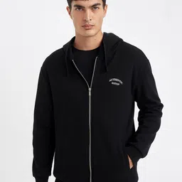 DeFacto Men Hood Pullover Straight Sweaters-image-90