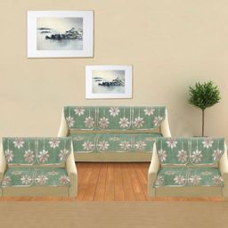 BREVARD Green Embroidered Other Sofa Cover-image-43