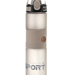 FunBlast Unbreakable Water Bottle with Sipper and Straw Beige - 700 ml-image-7