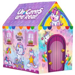 Fiddlerz Hut Type Kids Toys Jumbo Size Play Tent House for Boys and Girls Unicorn Queen - Multicolour-24