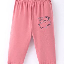 Tango Looper Knit Full Length Lounge Pant Animal Print - Rose Tan-picture-16