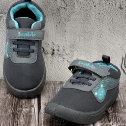 LIBERTY Mesh Detailed Bear Designed Velcro Closure Shoes - Grey-image-66