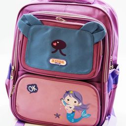 Rushabh Novelty School Bag 401-3-Pink-16 Inch-Mermaid-image-13