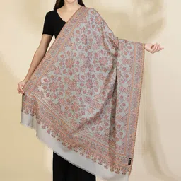 Zamour Women Ethnic Motifs Woven Design Shawl-image-70