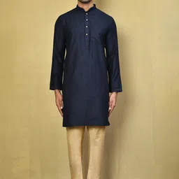 Arihant Rai Sinha Men Regular Pure Cotton Kurta with Pyjamas-picture-45