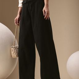 Chemistry Women Super Wide Leg High-Rise Stretchable Jeans With Fabric Belt-image-63