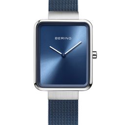 BERING Women Blue Dial & Blue Stainless Steel Bracelet Style Analogue Watch 14528-307-image-48
