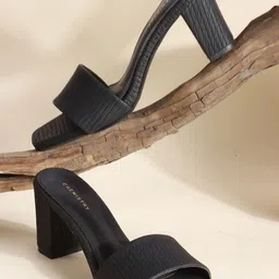 Chemistry Textured PU Work Block Sandals-11