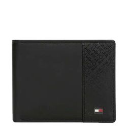 Tommy Hilfiger Eger Black Leather Logo Bi-Fold Wallet-picture-22