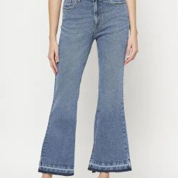 Camla Blue Regular Fit Mid rise Jeans-picture-49