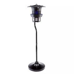 Moskitrap Pest Trap Kit with UV LED Light Auto On/Off Day & Night Black Round Shape Plastic for Indoor & Outdoor, GM931G-picture-8