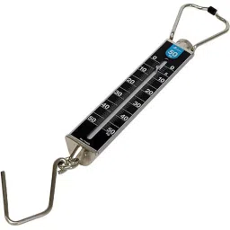 Shinwa Rules Portable Hanging Scale with Flat Scale Plate 50 Kg Weighing Capacity, 74488-30