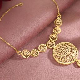 Malabar Gold and Diamonds BIS Hallmark 22k Yellow Gold Necklace for Women-image-81
