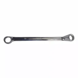 ARO Chrome Vanadium Steel Mirror Finish Flat Panel Double Ring Wrench 6x7 mm-18