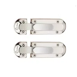 ALONE LOCKS Stainless Steel Chrome Baby Latch Lock for Bathroom Kitchen Store Door Security (Pack of 2)-13
