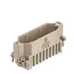 Harting Heavy Duty Connector Inserts / Modules HEAVY DUTY INSERT, PLUG, 50+PE, 2.5MM2, 09210253011-3