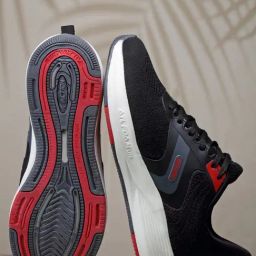 Action Men's Black Running Shoes-image-62