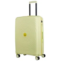 Nasher Miles Goa Hard-sided Polypropylene Check-In Olive Green Yellow 28 inch |75cm Trolley bag-image-84