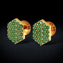 Joyalukkas 22k Gold Hexacorallia Stud Earrings for Women-image-72